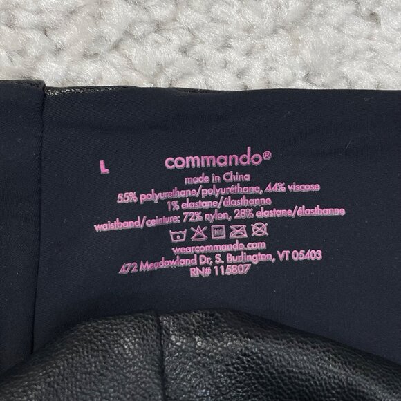 Commando Black Faux Leather Legging - Picture 5 of 12